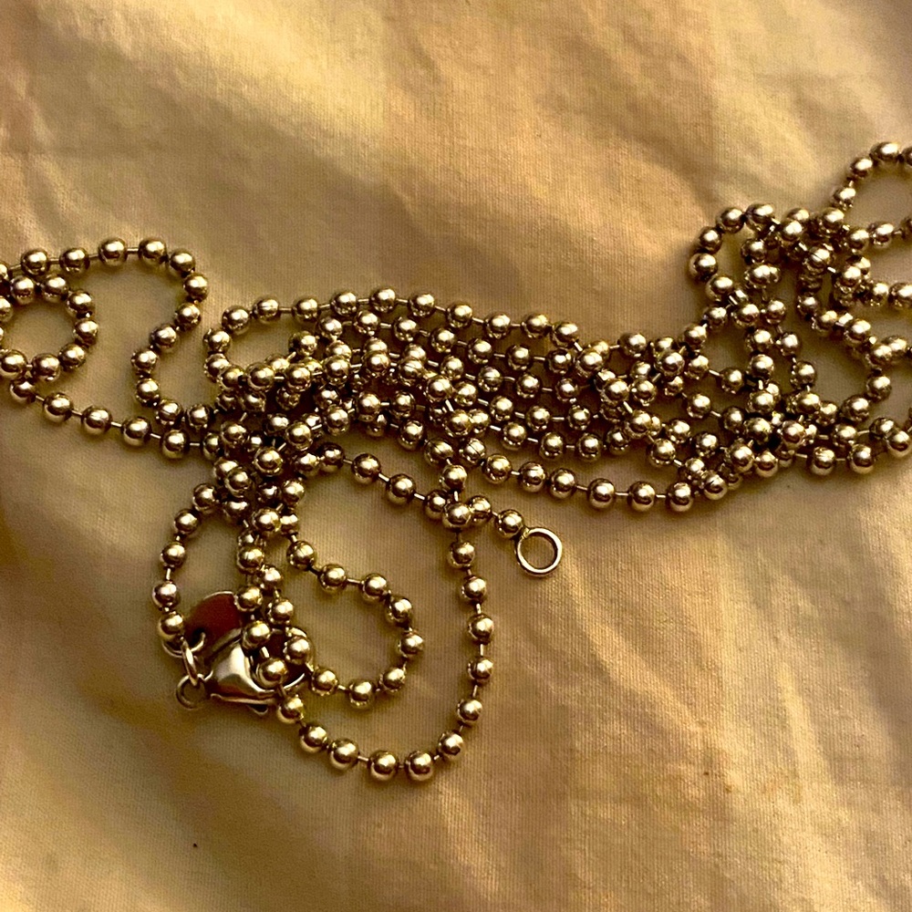 35in Tiffany & Co Beaded necklace.